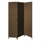 Homeroots Brown Fabric 3 Panel Soho Screen47 x 1 x 71 in. 370414 - alternate 1